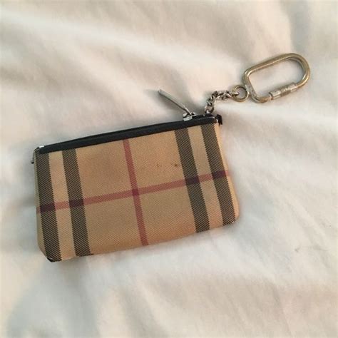 burberry change purse keychain